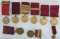 9pcs-USN/USMC Good Conduct Medals-Named-USS Ranger/USS Texas/1932-34/1945-48 Dates