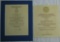 2pcs-German Cross In Gold Accolade/Award Document With Original Field Marshal Keitel Signature