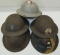 5pcs-WW1 US Doughboy Helmets With Period Painted Division Insignia And/or Camo