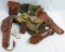 Post WW1/Pre WW2 Holster Belt Rig-.45 Pistol 2 Tone Clips-Mother of Pearl Pistol Grips