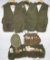 6pcs-WW2 U.S. C-1 Survival Vests-HBT Sun Hat-Survival Fishing Kits