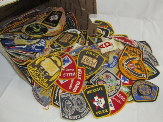 400+ Count Misc. Police And Security Companies Shoulder Patches.