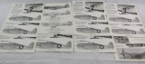 12pcs-Original Signatures-Flying Tigers-USN Ace-Russian Ace