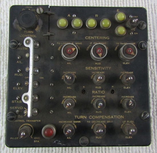 B-17/B24 Type C-1 Autopilot Control Panel/Box