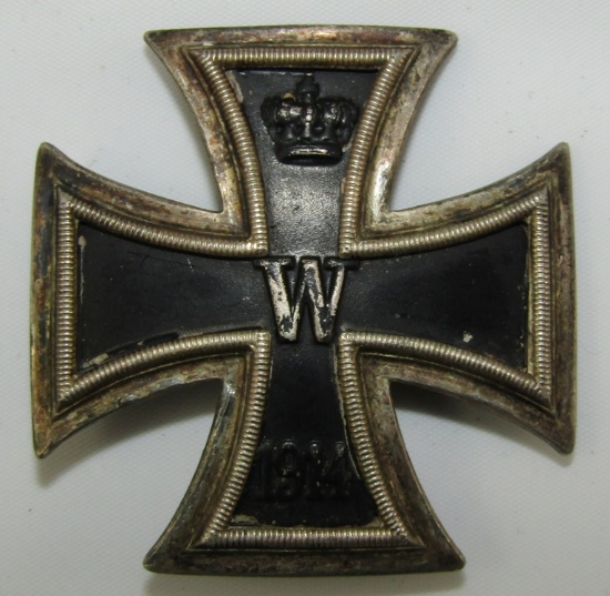 WW1 Screwback Iron Cross 1st Class-Attributed To Rare Maker-Arno Wallpach