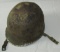 WW2 U.S. Fixed Bale/Front Seam M1 Helmet With Liner.