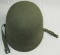 Korean War Period U.S. M1 Swivel Bale/Rear Seam Helmet With Airborne Liner