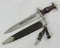 Early SA Dagger W/Scabbard/Hangers-Gebruder Heller-Schmalkalden