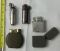 4pcs-WW1/WW2 Vintage Military Cigarette Lighters