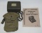 Rare U.S. Army Signal Corps M-209-B  Crytograph Decoder/Carry Case/Manual