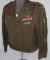 WW2 82nd Airborne Ike Jacket With Ribbon Bars, Insignia-Size 46R