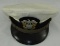 1950's/Vietnam War Period US Navy Officer's White Top Visor Cap-Named