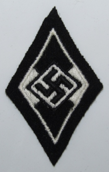 Waffen SS Former Hitler Youth Member Sleeve Diamond
