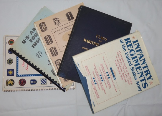 5pcs-Military Insignia and Maritime Flags Reference Books