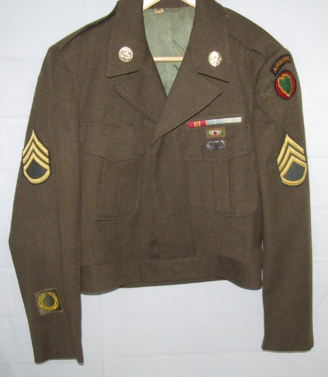 Korean War Period 24th Airborne Infantry Division Ike Jacket