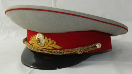 Cold War Era Russian Soviet General's Visor Hat