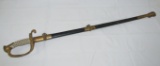 WWII US Navy Officer's Sword With Scabbard-Scarce Maker