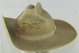 Spanish American War Period Tan Cavalry Officer's Slouch Hat