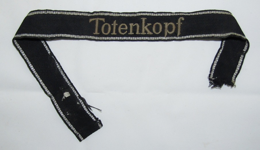 Rare WW2 Waffen SS Totenkopf Cuff Title-Uniform | Proxibid