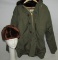 Rare WW2 Period Type B-9 Flight Jacket And Type B-9 Flight Cap