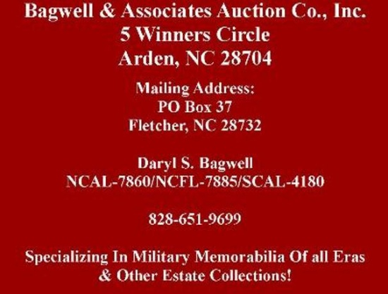 AUCTION DATE & TIME--TUESDAY MARCH 12, 2019 @ 4:30 PM AND WE ARE STILL ADDING LOTS!