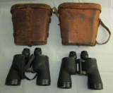 2pr WWII USN Ship Officer's  7 X 50 Binoculars W/Cases-Mark XXX MOD 0-Spencer Lens Co.