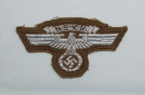 NSKK Flat Wire Sleeve eagle For NCO/Officer-Original Paper RZM Label-Unissued