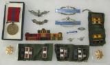 Vietnam War Period Pilot Wings-Warrant Officer Insignia-CIB's-USMC Good Conduct..Etc.