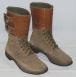 WW2 Women's Army Corp (WAC) M-1943 Double Buckle Field Boots