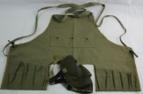 2pcs- Rare WW2 Army Air Corp Type B-2 Mechanics Apron & Type D-1 Face Mask