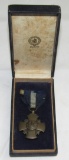 Rare Early 1920's US Navy Cross With Rare Early BB&B Issue Case