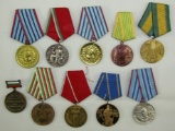 10pcs-Cold War Era Eastern Block Medals