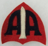 WW1 Period 5th Anti-Aircraft Battalion Shoulder Patch-Scarce Multi Piece Felt Variant