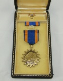 WW2 Named USAAC Air Medal With Case