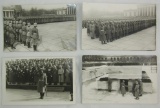 4pcs-WW2 Period Original German Army Parade Photo Postcards