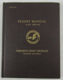 Rare WW2 Period Restricted Flight Manual For The B24D Bomber Aircraft