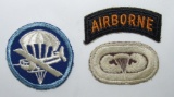3pcs-WW2 U.S. Airborne Patches