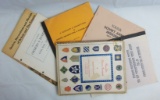6pcs Misc Insignia Reference Books-Patches Etc.