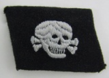 Waffen SS Totenkopf Skull Collar Tab For Enlisted