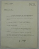 Adolf Hitler Typewritten Letter On Letterhead-Memo On Refurbishing Major Cities By 1950