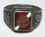 1930's-40's Reverse Swastika Ring