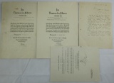 WW2  Promotion Document Grouping Named To 3rd Reich Justice Official