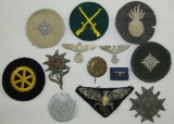 13pcs Misc. WW2 German Insignia