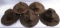 5pcs-WW1/Early WW2 U.S. Campaign Hat Grouping