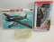 2pcs-Japanese Zero Aircraft Model In box-GI Joe Japanese Pilot (Kamikaze) Figure In Box