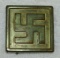 Rare Early Nazi Party Supporter Swastika Belt Buckle