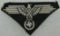 Scarce Waffen SS Arm Eagle-Late War Printed Example