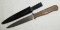 WW2 German Fighting Knife With Scabbard