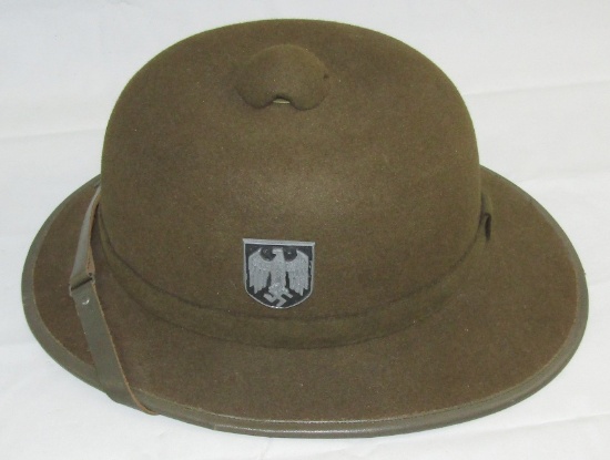 2nd Model Wehrmacht Tropical Pith Helmet-1942 Dated-Vet Bring back