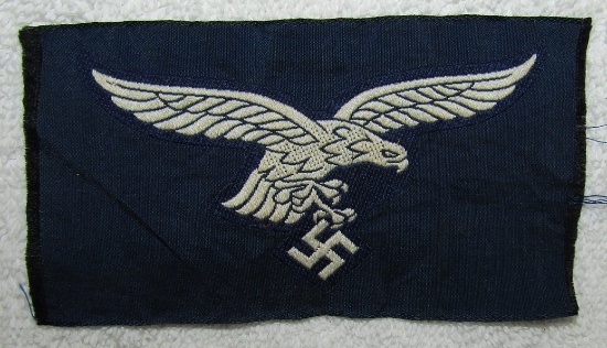 Bevo Embroidered Luftwaffe Breast Eagle For Enlisted